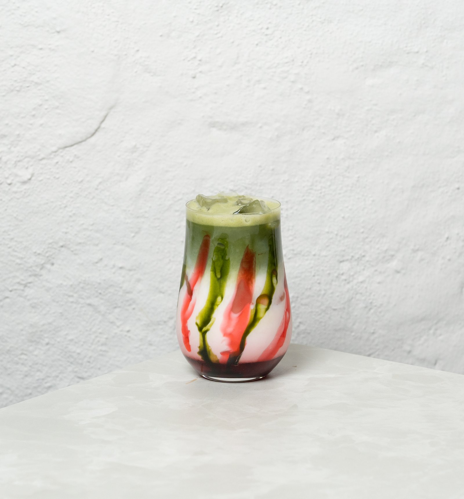 Ice strowberry Matcha