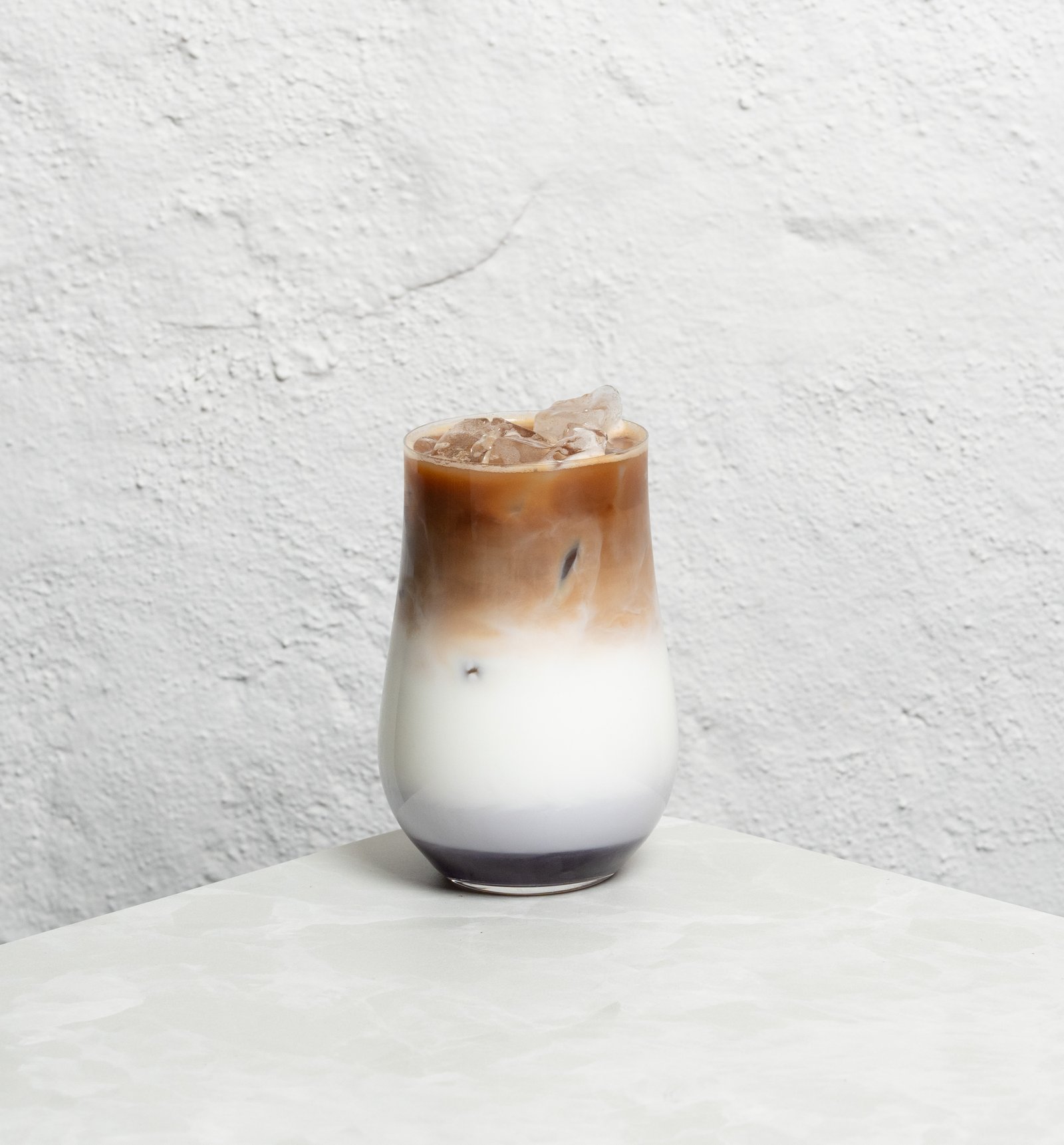 Lavendar ice latte
